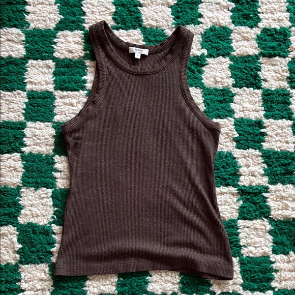 Agolde “Bailey” Ribbed Tank Top - Picture 2 of 4